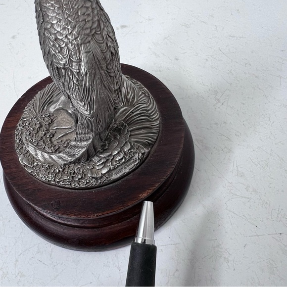 Chilmark Ringneck Pheasant fine pewter statue - Picture 9 of 9